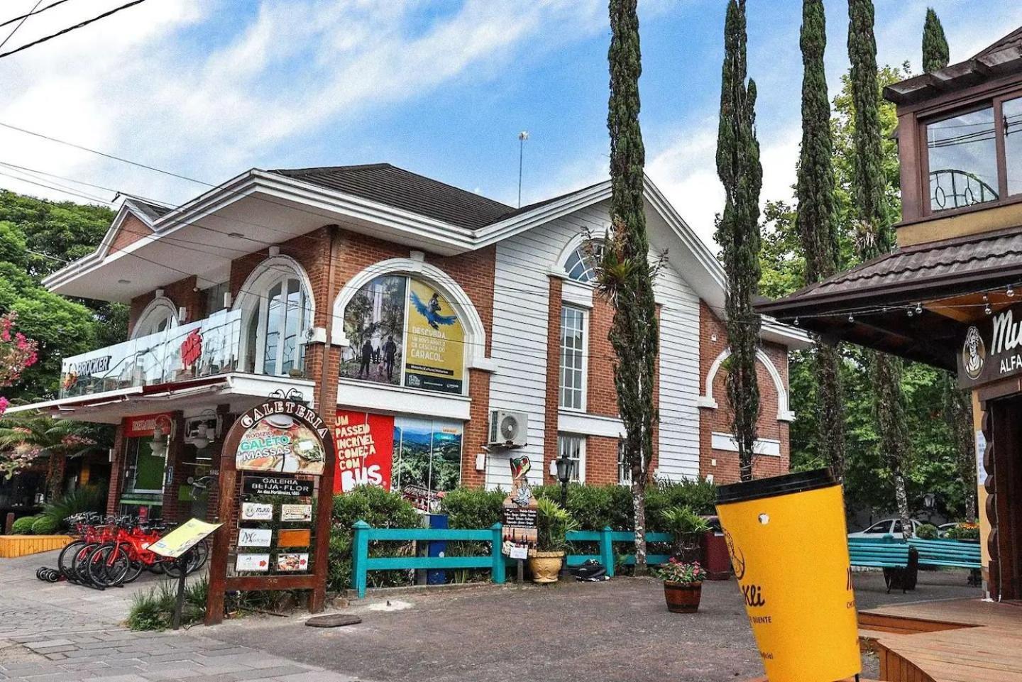 Locar-In Gramado - Loft A 50 M Da Rua Coberta. Διαμέρισμα Εξωτερικό φωτογραφία