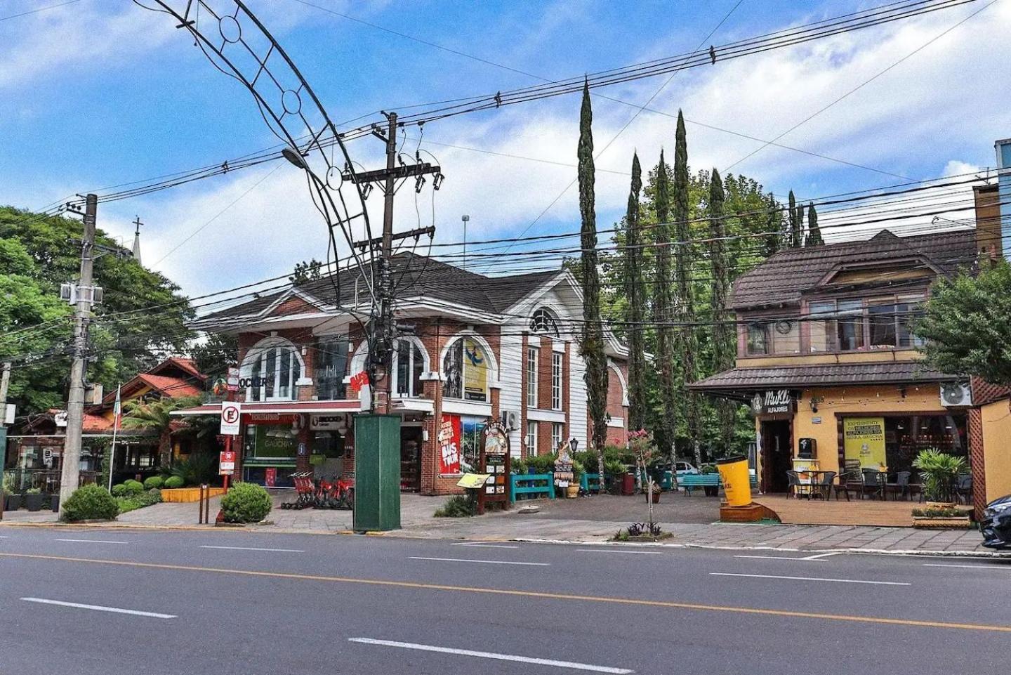 Locar-In Gramado - Loft A 50 M Da Rua Coberta. Διαμέρισμα Εξωτερικό φωτογραφία