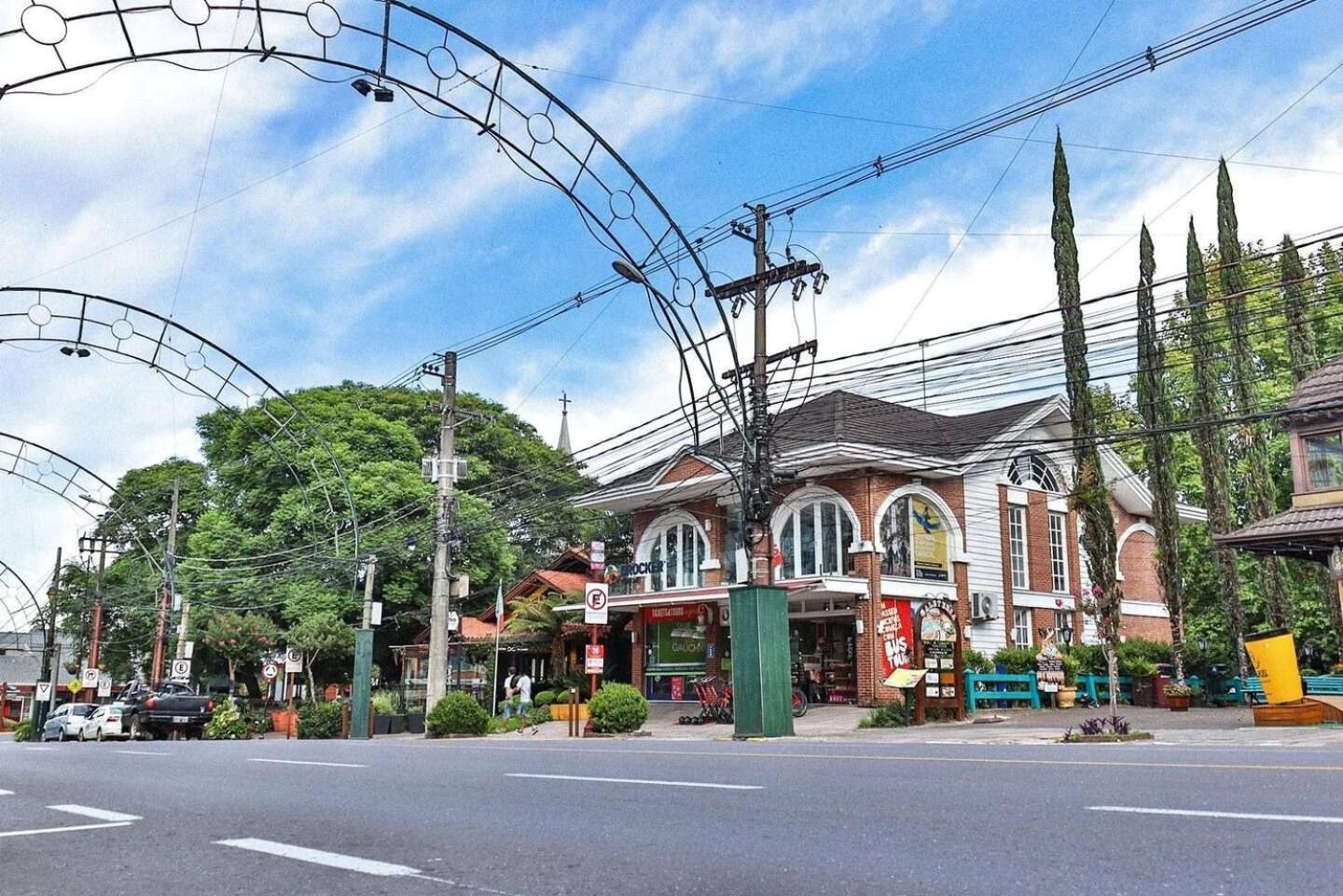 Locar-In Gramado - Loft A 50 M Da Rua Coberta. Διαμέρισμα Εξωτερικό φωτογραφία