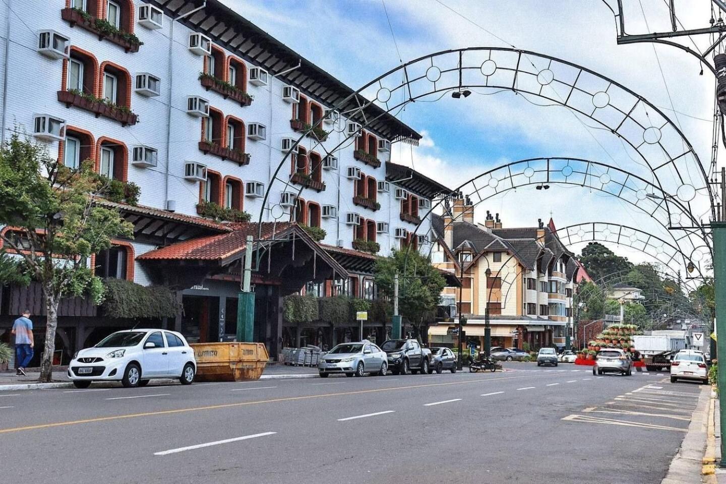 Locar-In Gramado - Loft A 50 M Da Rua Coberta. Διαμέρισμα Εξωτερικό φωτογραφία