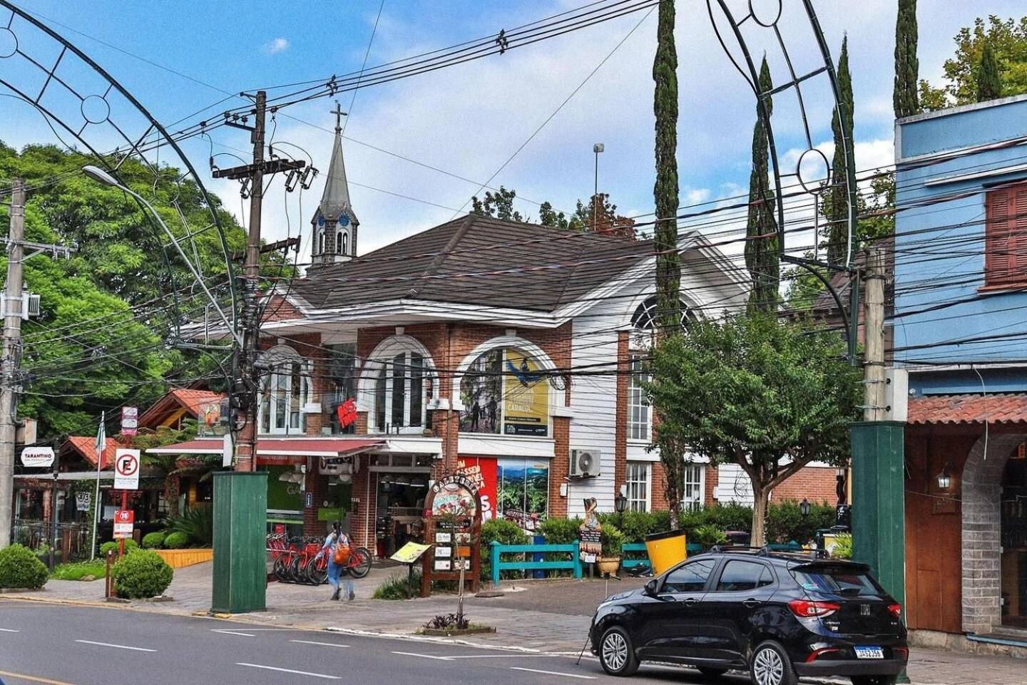 Locar-In Gramado - Loft A 50 M Da Rua Coberta. Διαμέρισμα Εξωτερικό φωτογραφία
