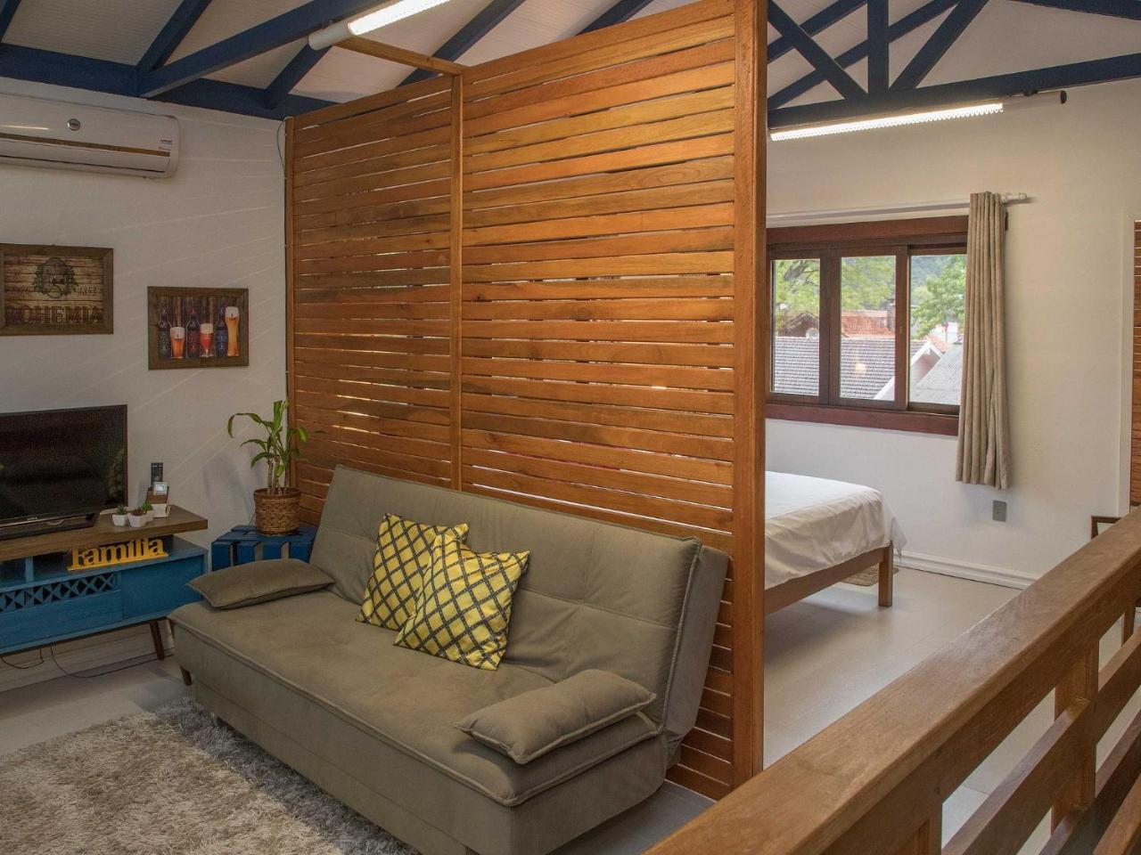 Locar-In Gramado - Loft A 50 M Da Rua Coberta. Διαμέρισμα Εξωτερικό φωτογραφία